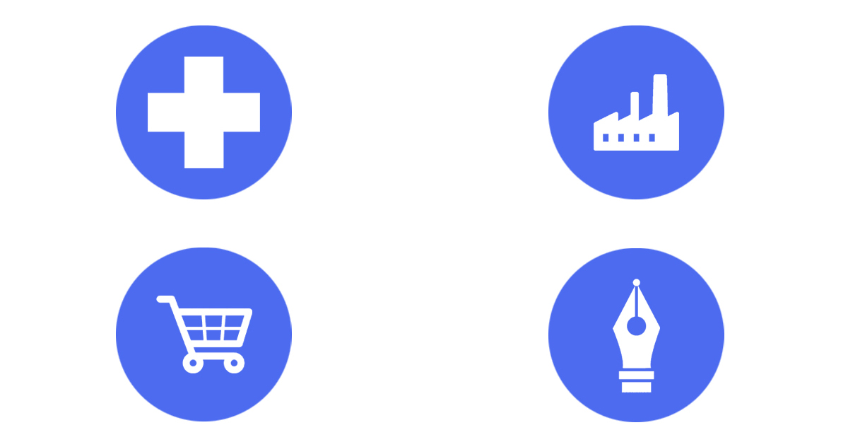 Healthcare, Industry & Education